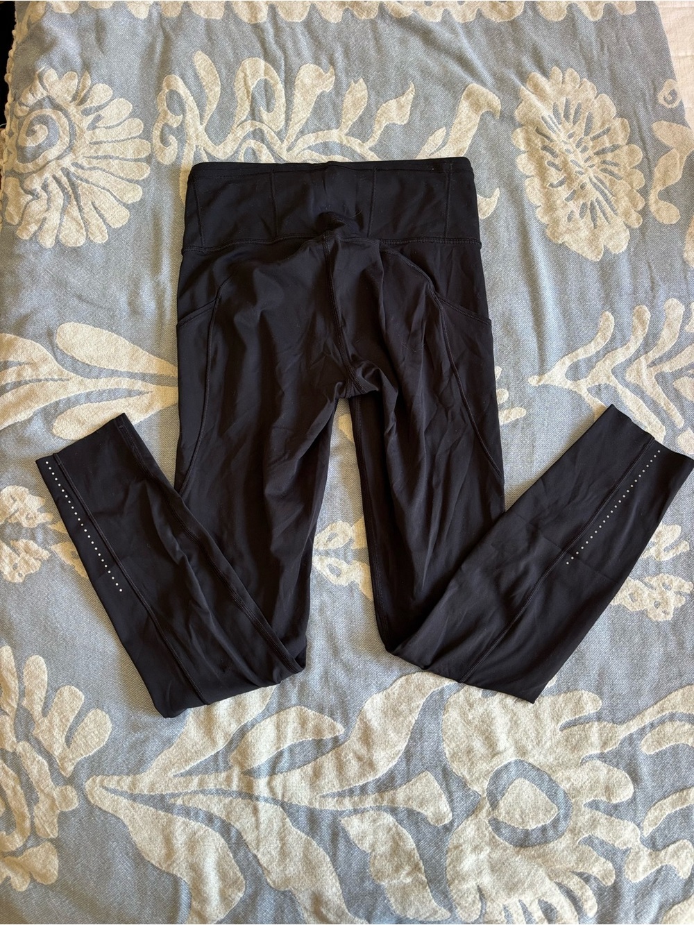 Lululemon Women’s Fast and Free 7/8 Tight ll Nulux 25” Black Leggings